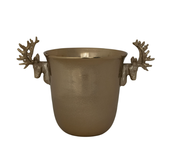 Ice Bucket w/ Reindeer Head Shaped Handles