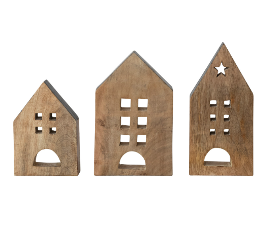 Mango Wood Houses - L Star