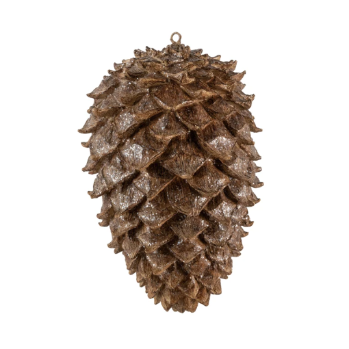 Resin Pinecone w/ Glitter