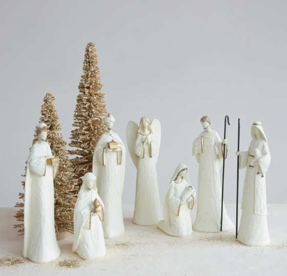 Resin Nativity - Set of 7