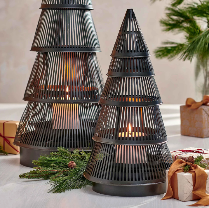 27" Noho Iron Tree Candle Holder