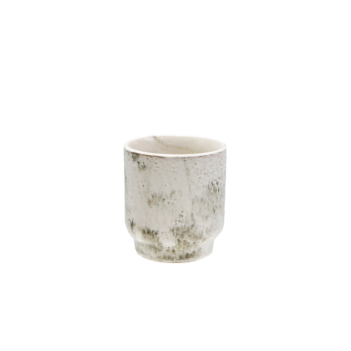 BL/WH Stoneware Planter
