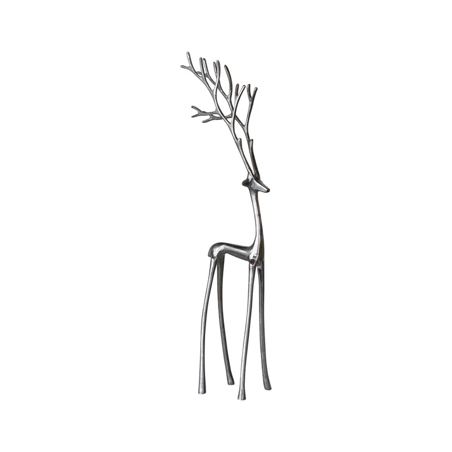 LG Cast Aluminum Gunmetal Reindeer
