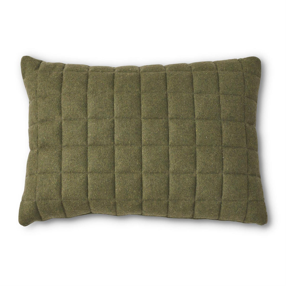 23"GRE QUILTED RECTANGULAR PILLOW