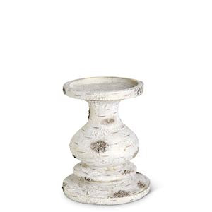 MD GOLD WASH BIRCH CANDLEHOLDERS