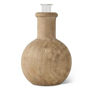 LG WOOD BUD VASE