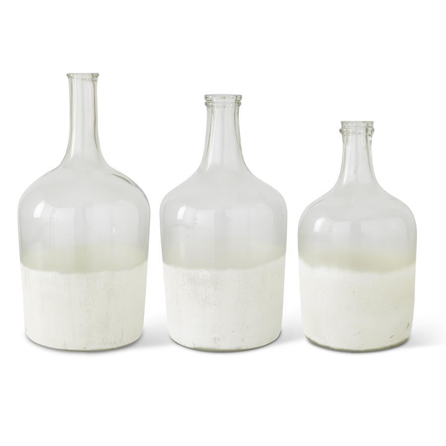 MD GREY FROSTED VASE