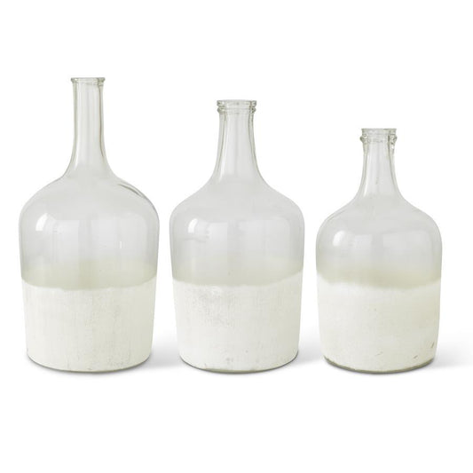 MD GREY FROSTED VASE
