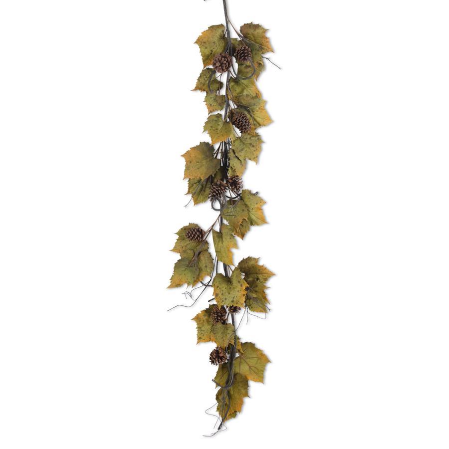 56"GRE&ORAN GRAPE LEAVES GARLAND