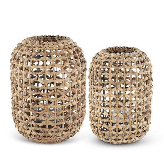 LARGE WATER HYACINTH GRASS LANTERNS
