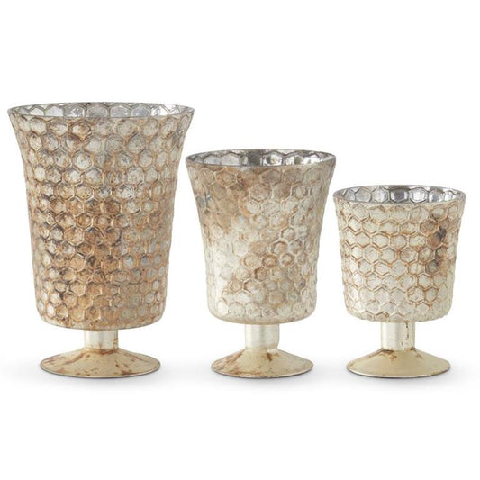 LG HONEYCOMB CHAMP. VASE