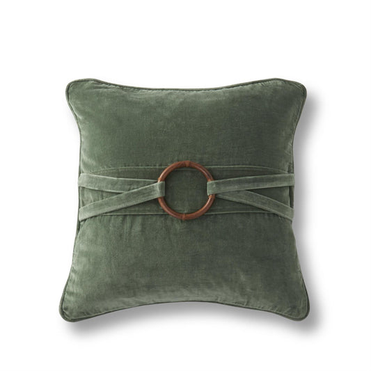 20" Green Velvet Pillow