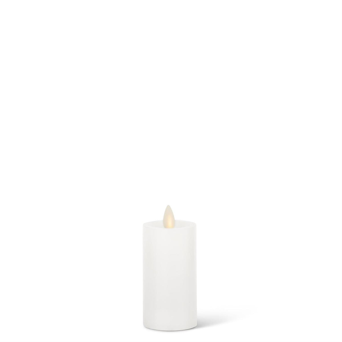 SM WHI PILLAR WAX CANDLE