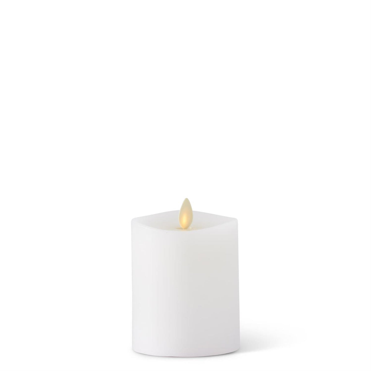 5.5"SM WHI PILLAR WAX CANDLE