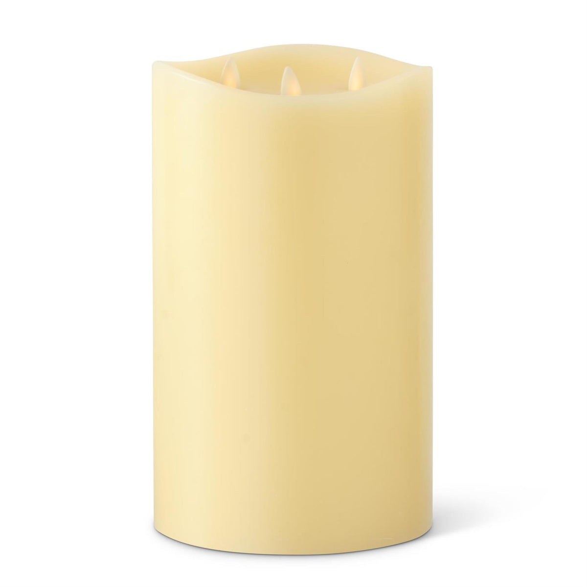 9.75 3 FLAME IVORY CANDLE