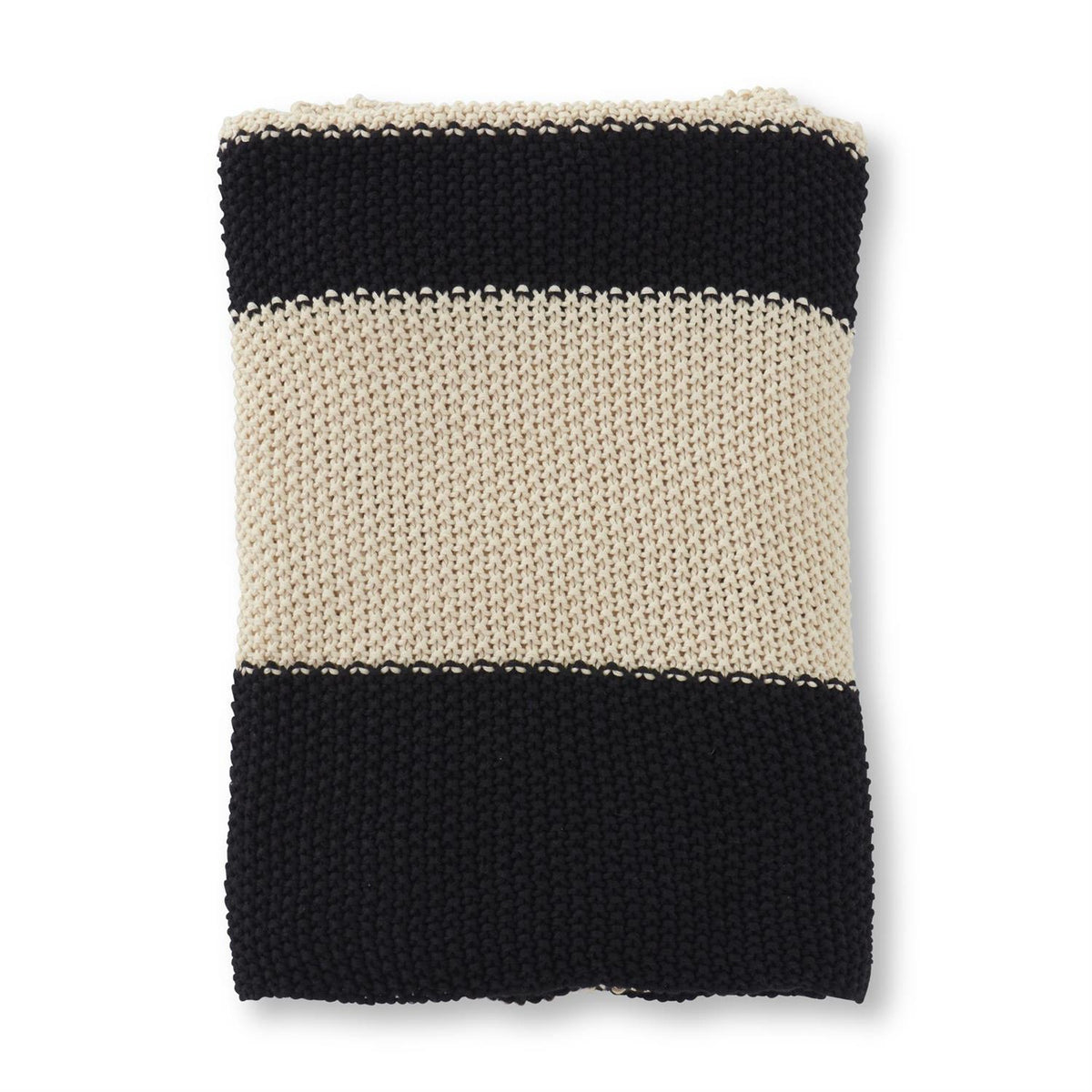 60"BLACK&CREAM BLANKET