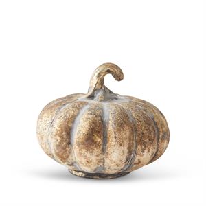 MD MATTE ANTIQUED GOLD MERCURY PUMPKIN