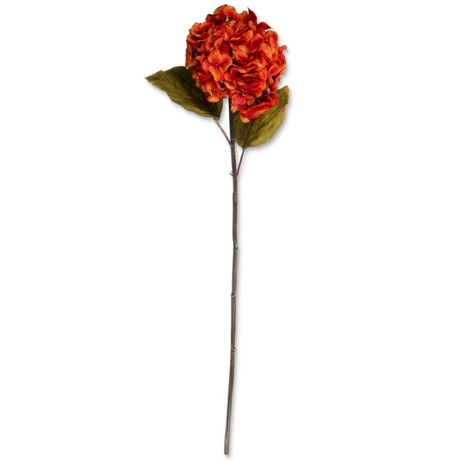 30"BURNT ORANGE HYDRANGEA STEM