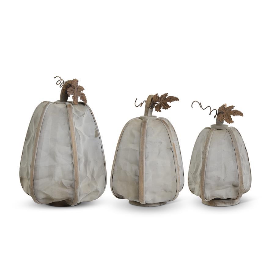 LG GRAY PUMPKIN W/METAL
