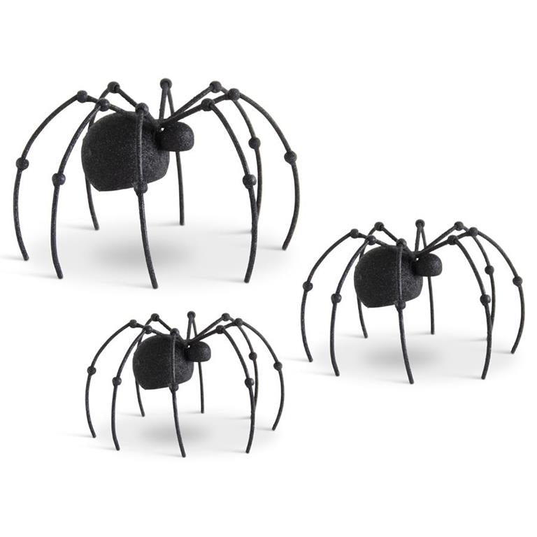 SMALL BLACK METAL SPIDER
