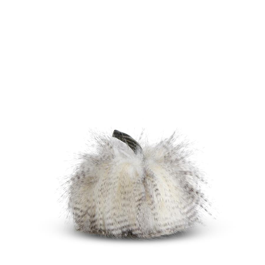 4.5"GRAY FUR PUMPKIN
