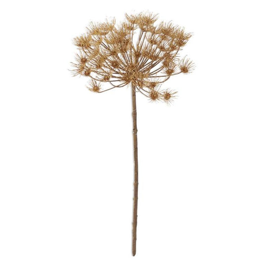 21"TAN ALLIUM STEM