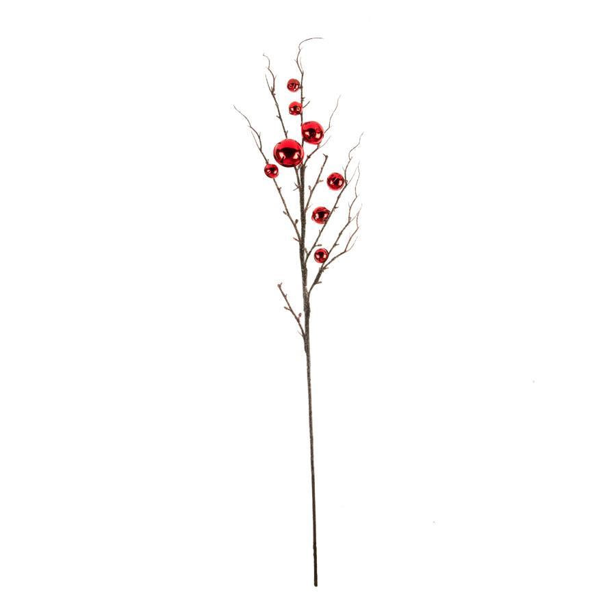 36"RED JINGLE BELL STEM