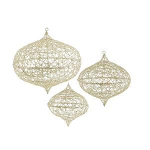 XL medium glitter hanging onion