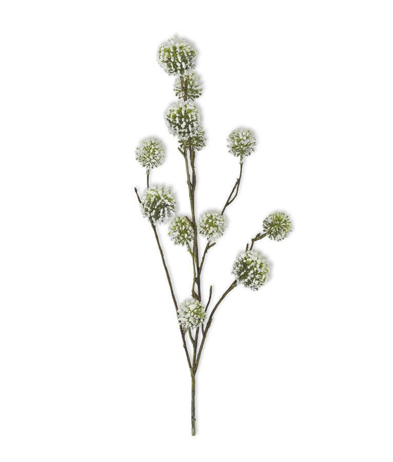 31" Snowy Pom Pom Stem