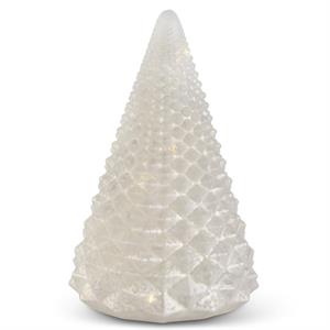 LG SILVER MERCURY GLASS TREE