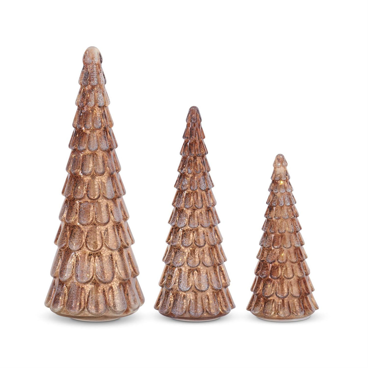 FROSTED GLASS TREE LG