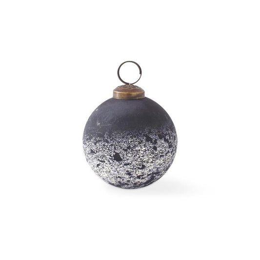 3" Gray and white Ornament