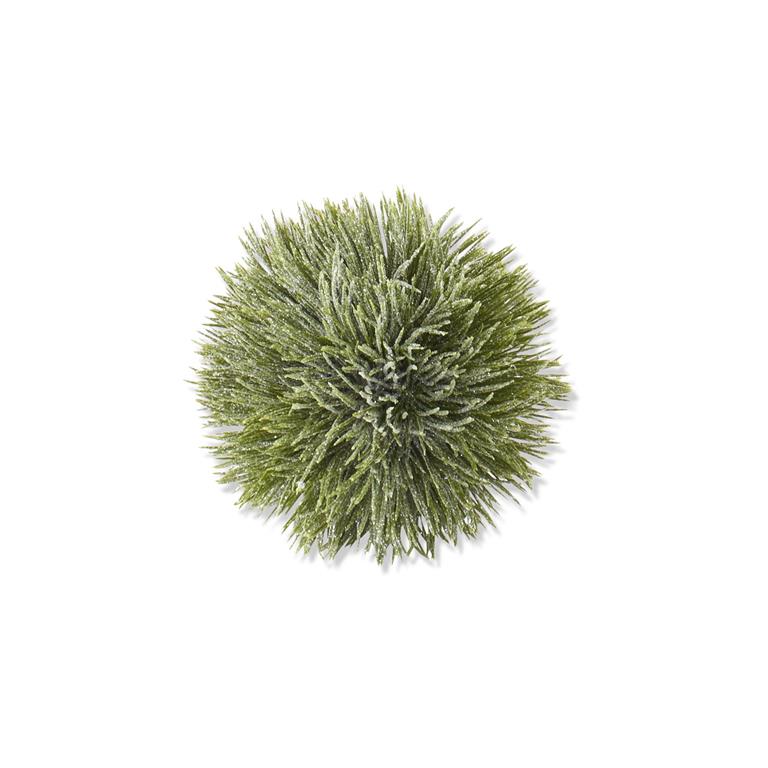 5.25"GLITTERED SNOWY PINE BALL