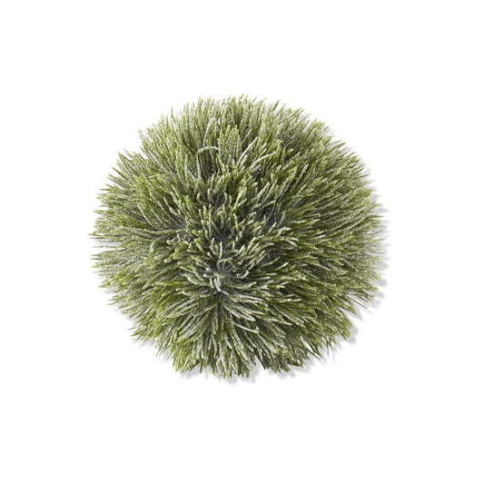 6.25"GLITTERED SNOWY PINE BALL