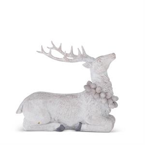 SITTING WHITEWASHED DEER