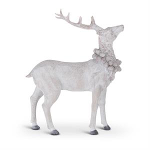 STANDING WHITEWASHED DEER