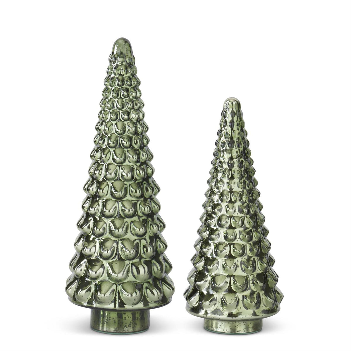 SM GRE MERCURY GLASS TREE