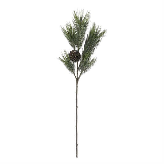 37"NEEDLE PINE STEM W/PINECONE