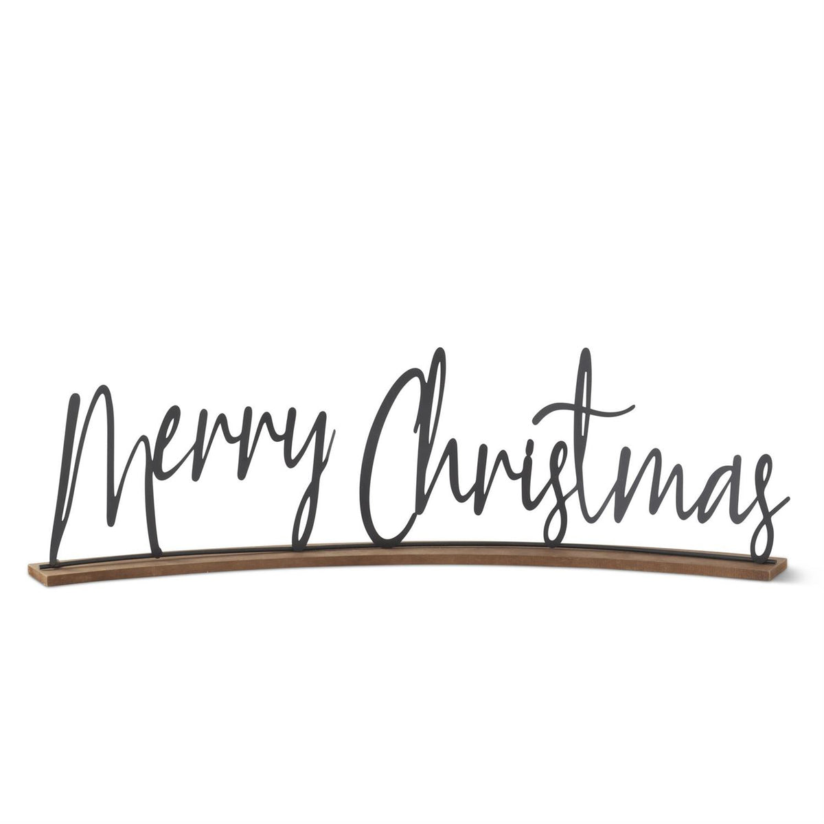25"MERRY CHRISTMAS SCRIPT TABLETOP