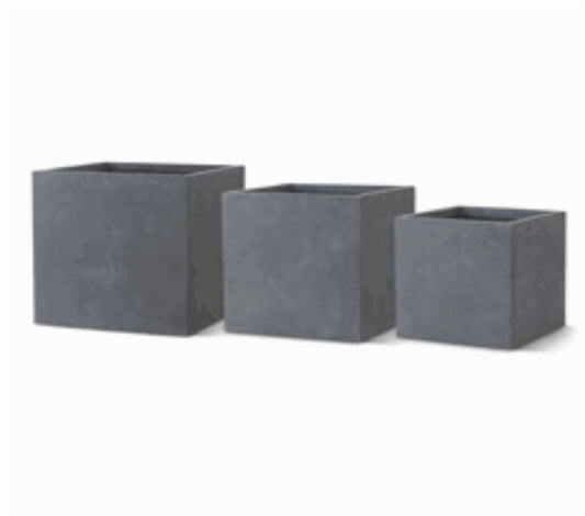 Sm Clay Planter - Gray