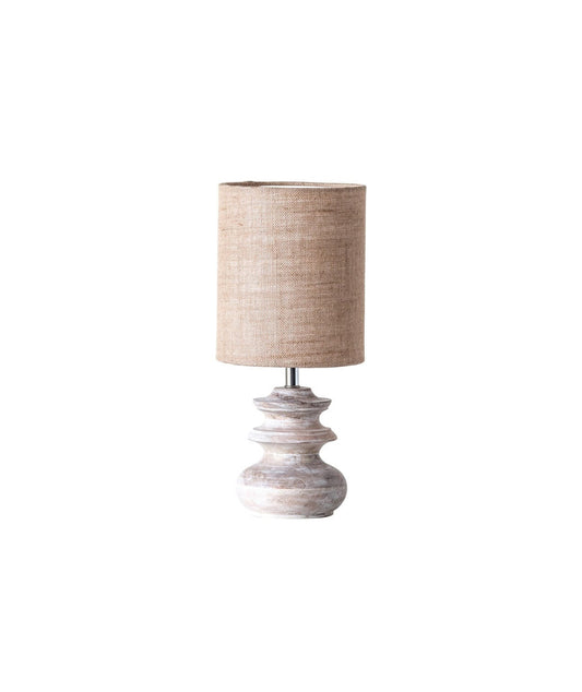 Mango Wood Table Lamp