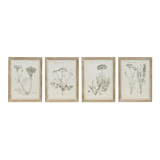 17-3/4" x 23-1/2" Wall Art- Mixed Botanicals