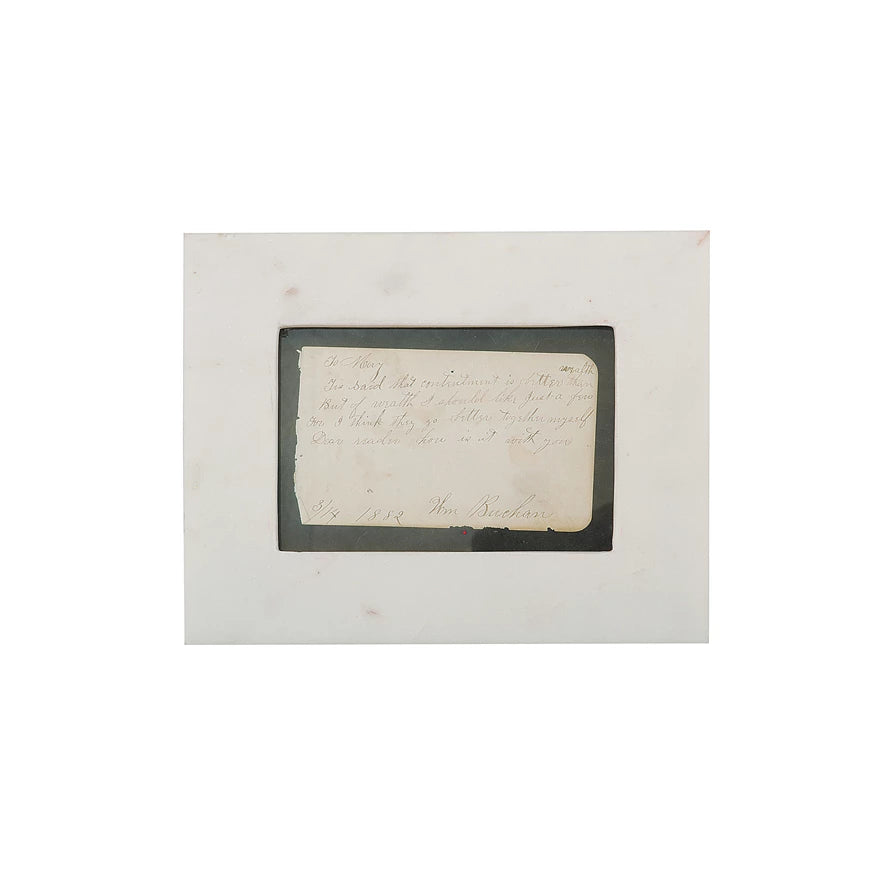 4x6 Marble Photo Frame