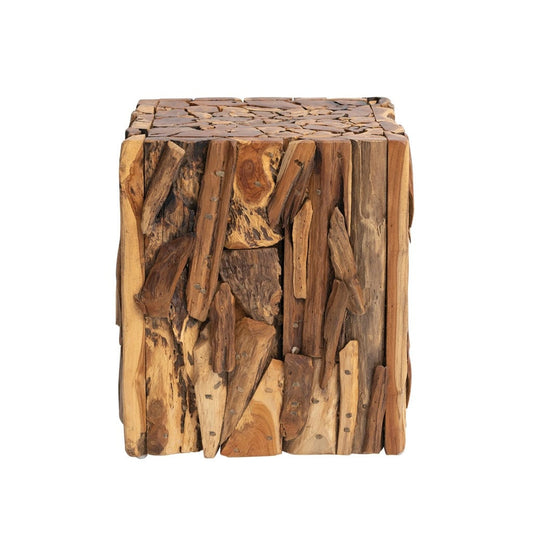 Square Teakwood Side Table