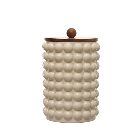 10-1/2” Stoneware Canister