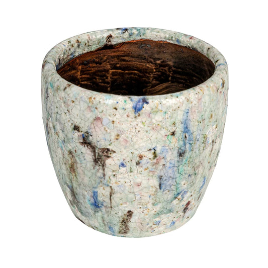 5-1/4” TerraCotta Planter-Blue