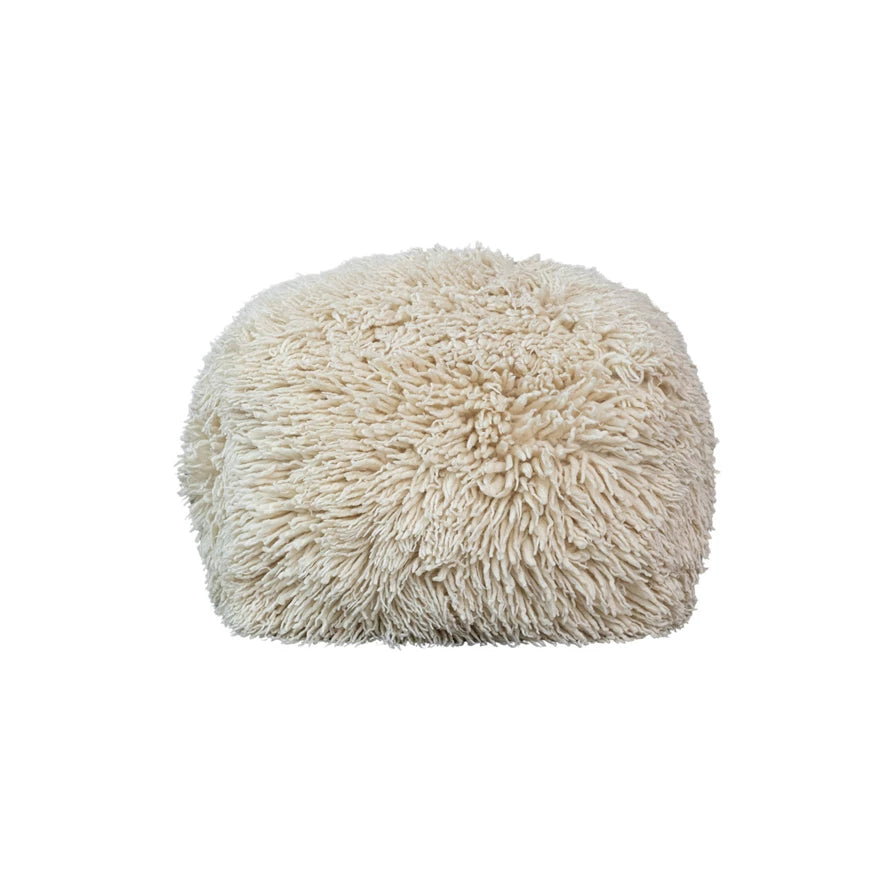 Shag Pouf