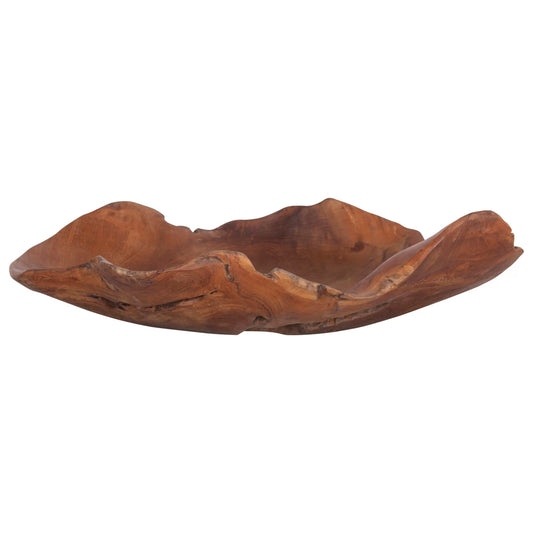 20” Teak Sculpted Bowl