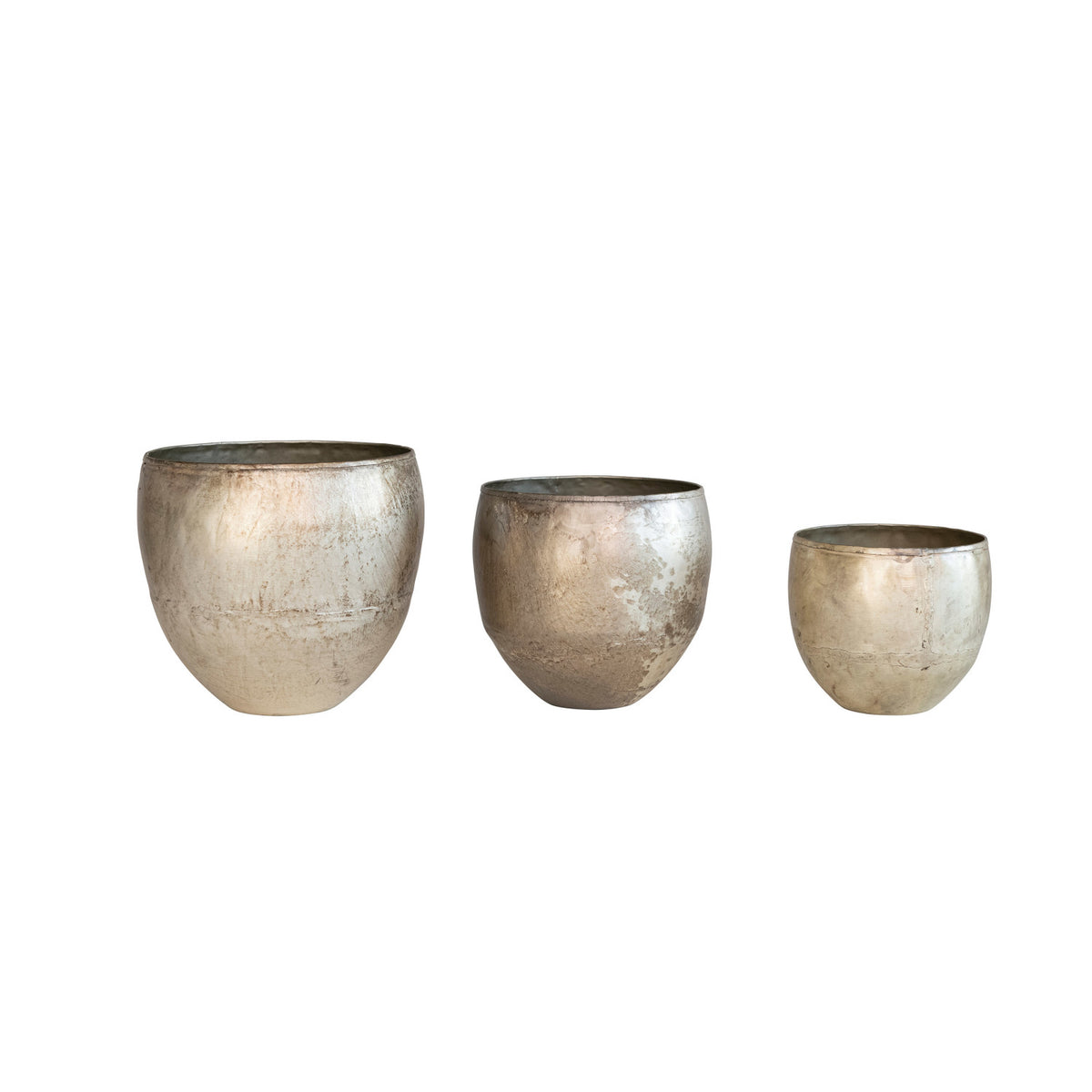 lg Metal Planters
