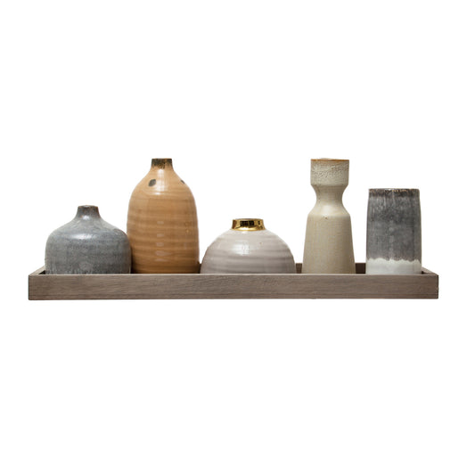 Vase & Tray Set